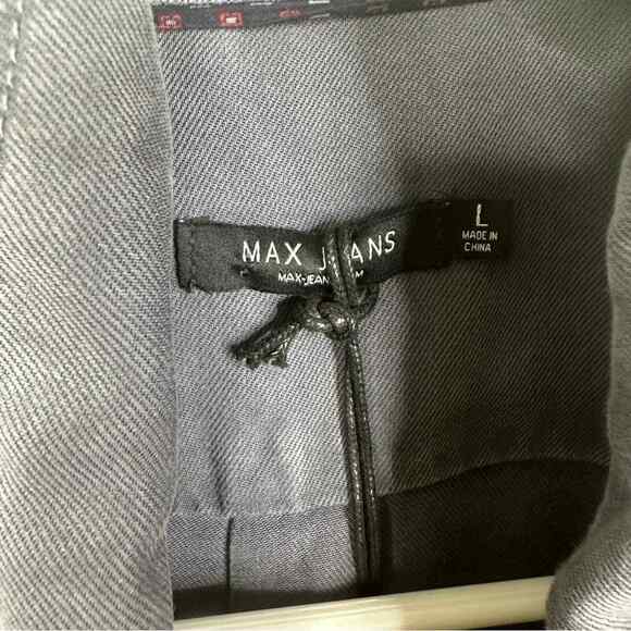 NEW Max Jeans 100% Tencel Snap Button Front Shift Dress Women's Size Large - Picture 5 of 10